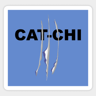 CAT CHI blue Sticker